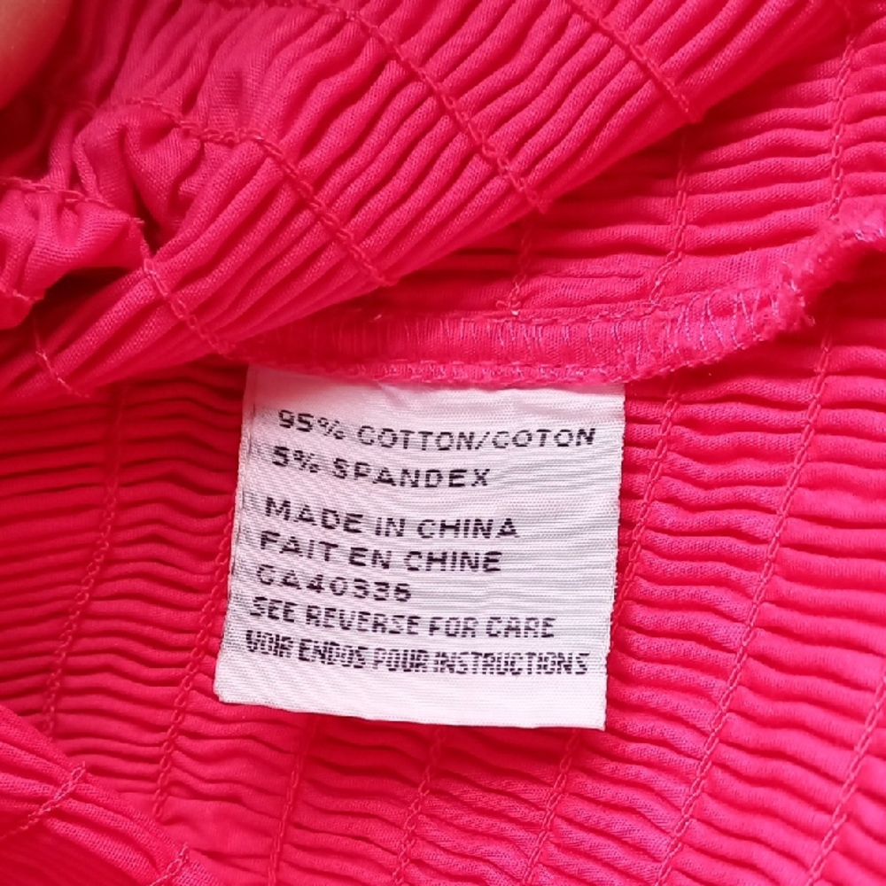 Pink Ruffled Smocked Blouse - Picture 7 of 10